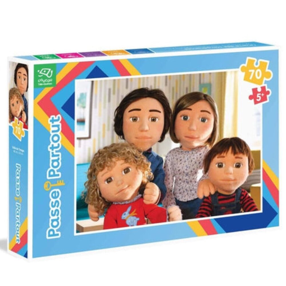 Passe-Partout Puzzle La famille 70 Pcs Made in Poland For Age 5+ New Sealed